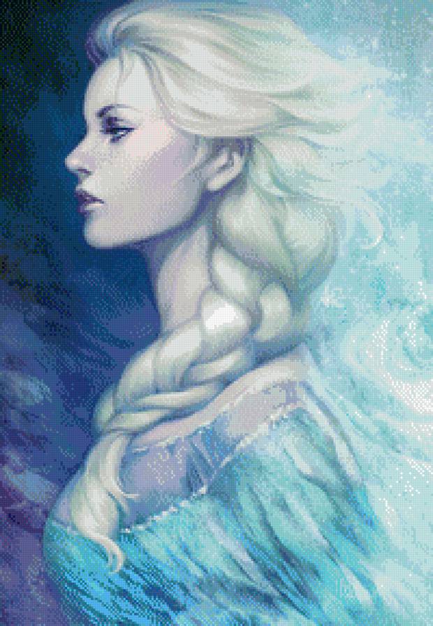 Эльза холоное сердце - девушка, мульт, дисней - предпросмотр