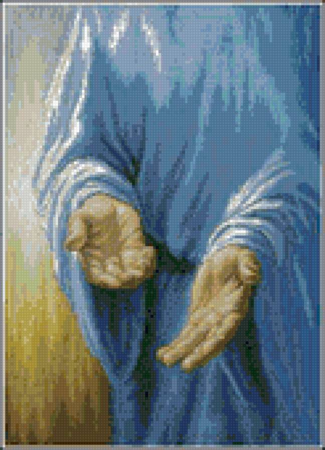 Руки Иисуса - предпросмотр