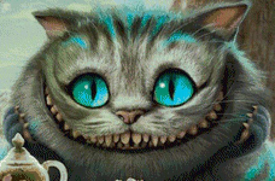 чеширский кот - улыбка, чеширский кот, алиса в стране чудес - предпросмотр