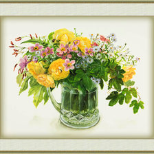 Схема вышивки «огоньки Ф»