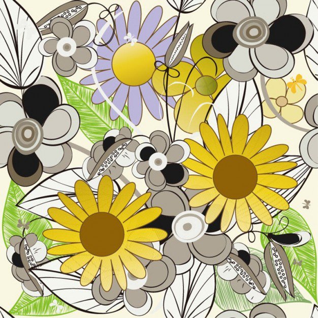 Цветы - подушка - оригинал