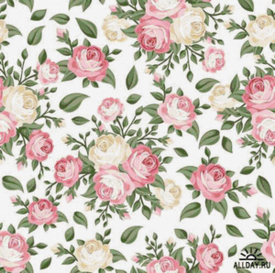 Цветы - подушка - предпросмотр