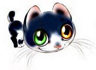 Схема вышивки «котенок»