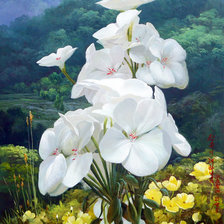 Схема вышивки «Цветы»