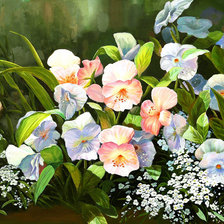 Схема вышивки «Цветы»