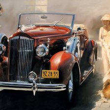 Схема вышивки «авто»