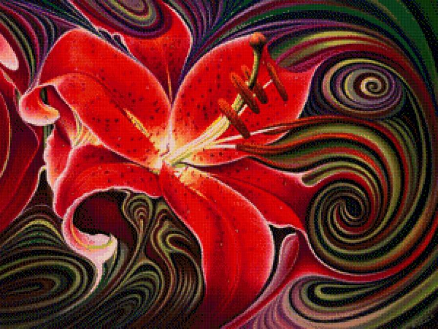 Ricardo Chavez Mendez - цветы, лилии - предпросмотр