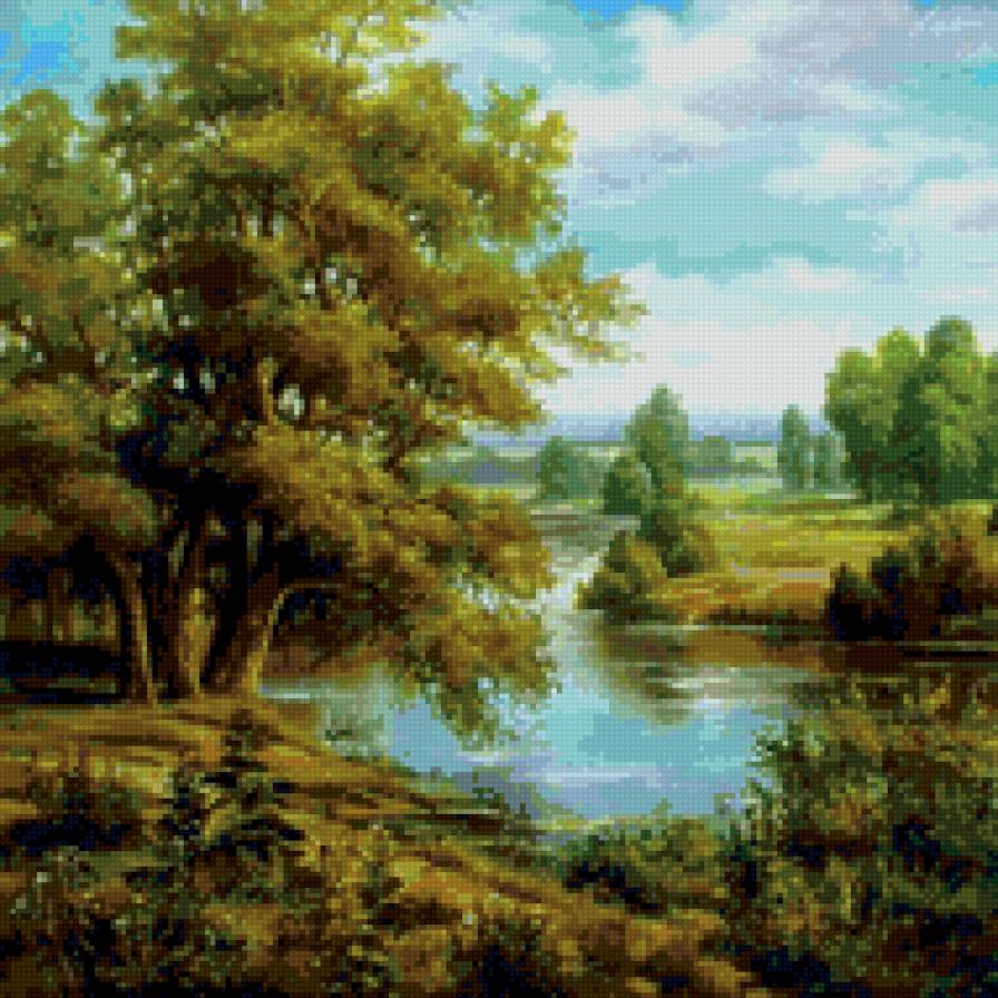 летний пейзаж - летний пейзаж - предпросмотр