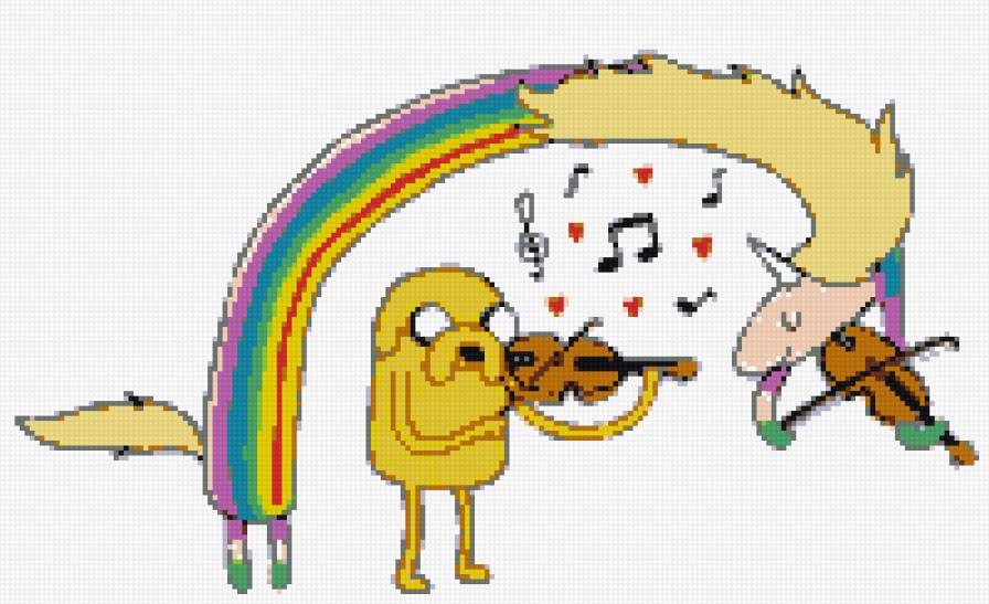 Джейк и ливнерог - adventure time, jake - предпросмотр