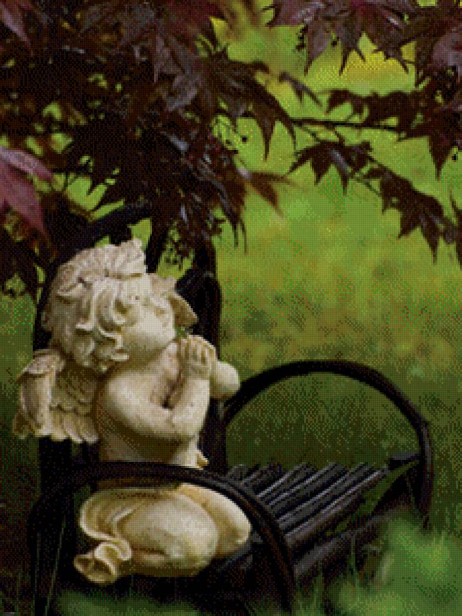 Ангелочек - природа, ангел - предпросмотр