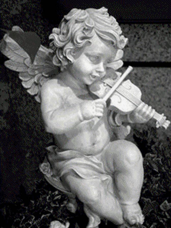 Музыка ангела - игра, музыка, скрипка, ангел - предпросмотр