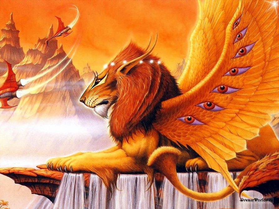 №670865 - фентези, львы - оригинал