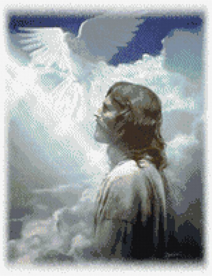 Иисус и птица - предпросмотр