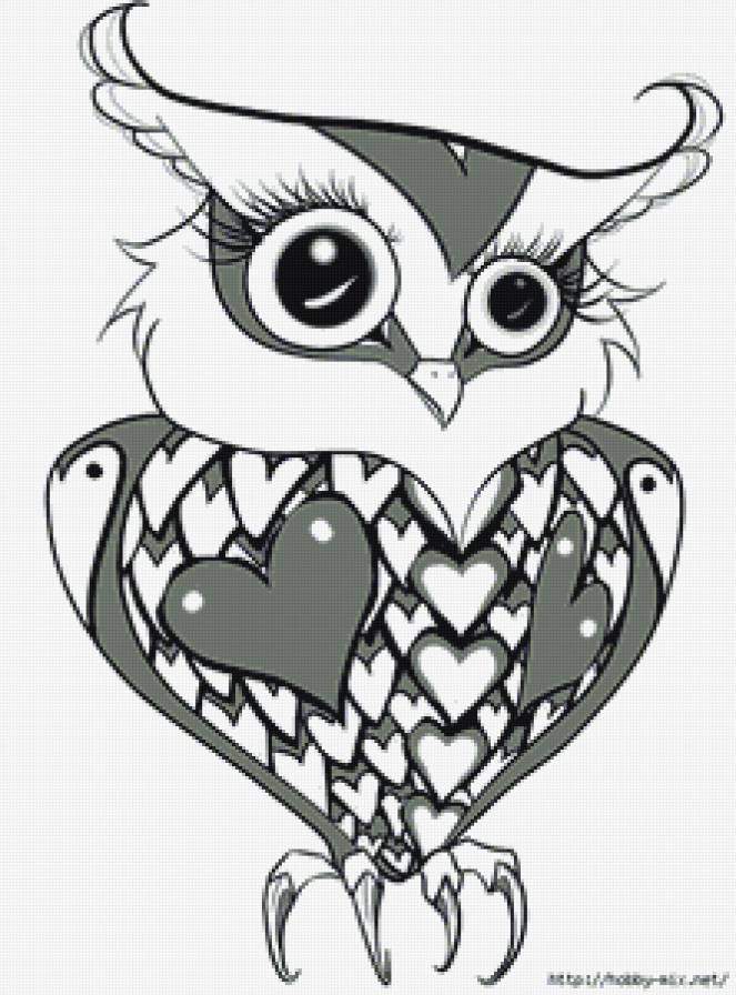 сова4 - птицы - предпросмотр