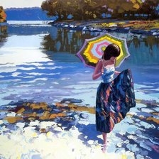 Схема вышивки «Прогулка»