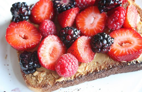 еда - дессерт, краска, красный, ягоды, еда - оригинал