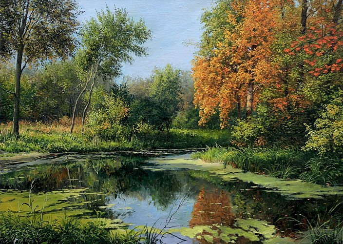 Осенний пейзаж - пейзаж, природа - оригинал