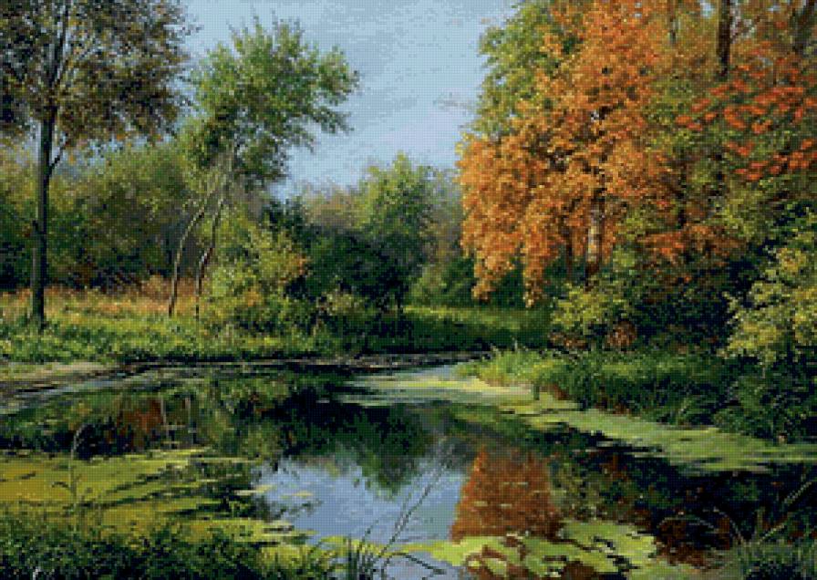 Осенний пейзаж - природа, пейзаж - предпросмотр