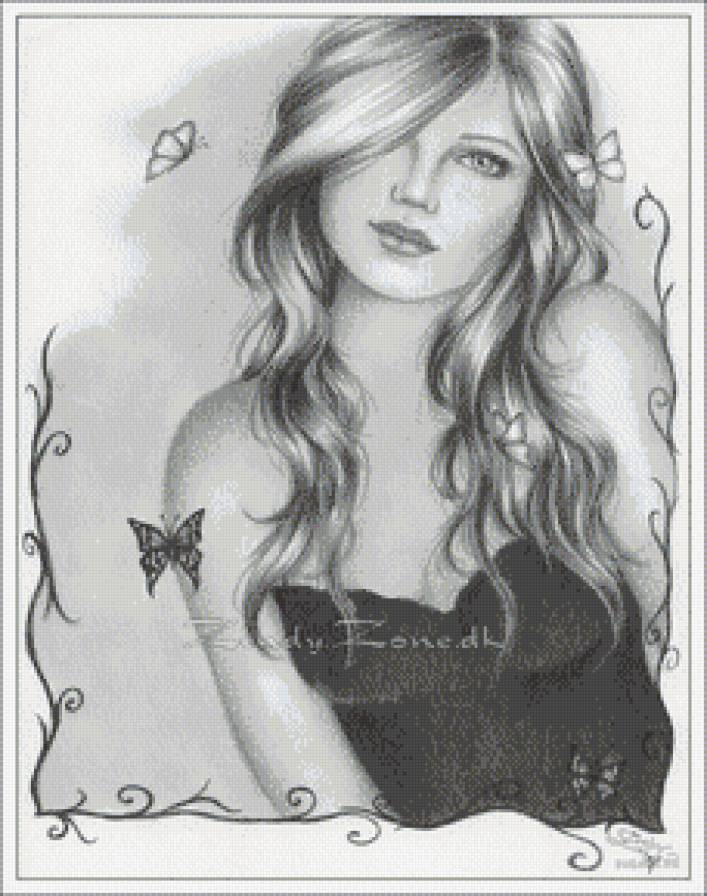 Девушка - портрет, красивая, девушка - предпросмотр