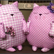 Схема вышивки «котятки»