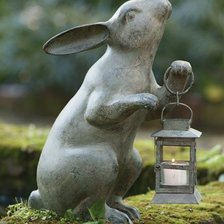 зайчик с фонариком