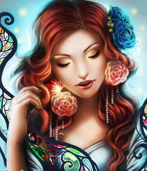 принцесса цветов - фентези - оригинал