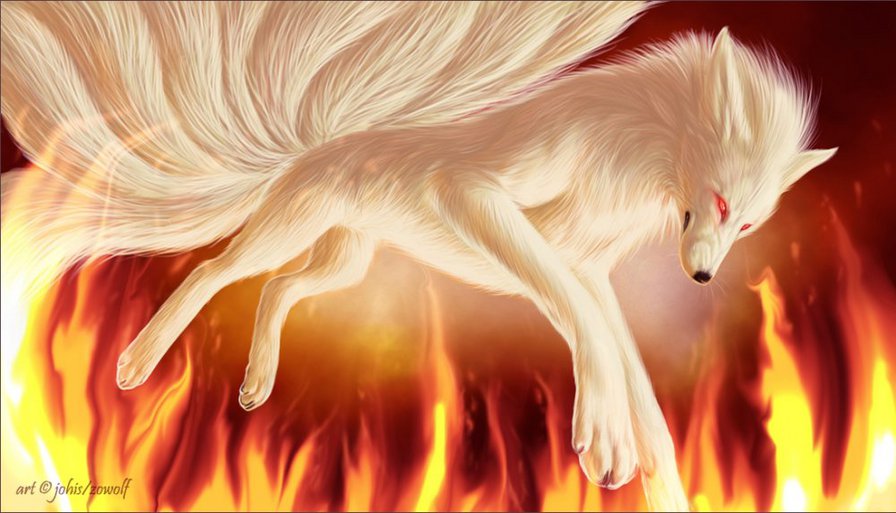 №672189 - фентези, волки - оригинал