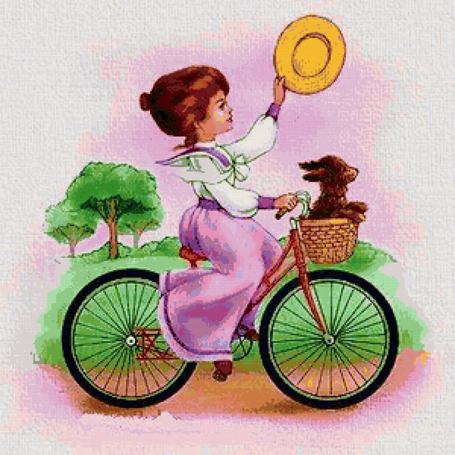 серия для подушки - собака, пейзаж, девушка, подушка, пано - предпросмотр