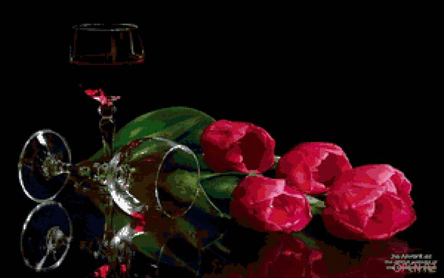 №673114 - цветы, тюльпаны, натюрморт - предпросмотр