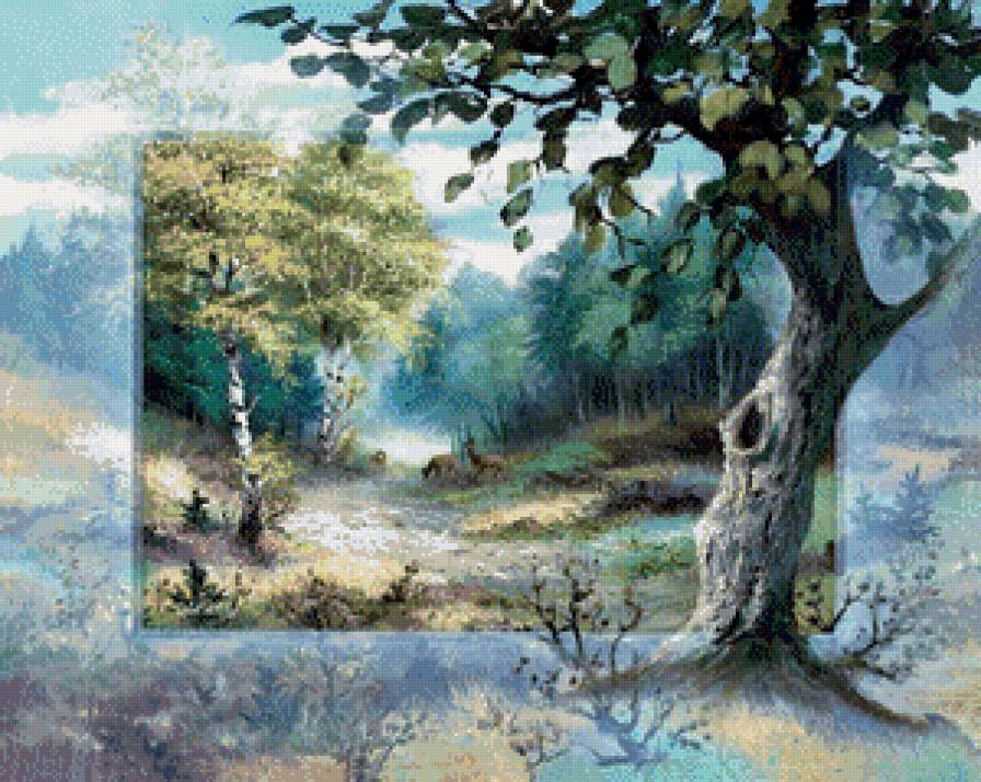 на опушке - красота природы - предпросмотр