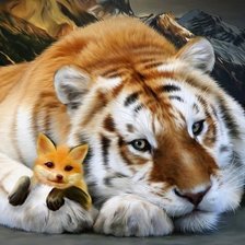 Схема вышивки «Друзья»