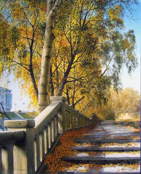 картина - осень, природа, пейзаж - оригинал