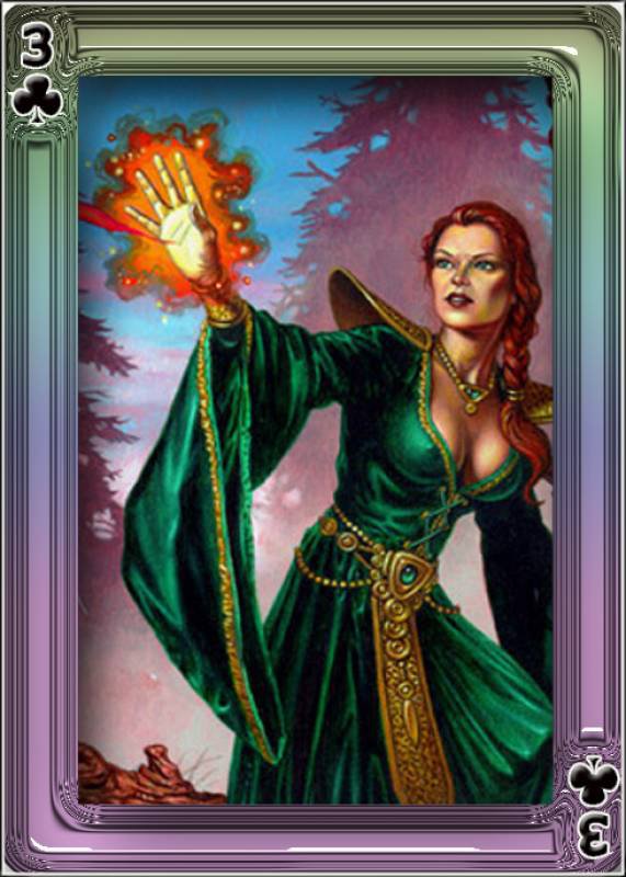 волшебница - девушка, фэнтези - оригинал