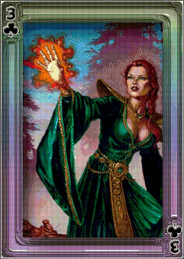 волшебница - фэнтези, девушка - предпросмотр