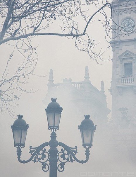 №674431 - фонарь, туман - оригинал