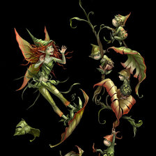 Схема вышивки «фея»