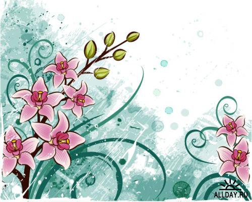 Цветы - цветы, узор - оригинал