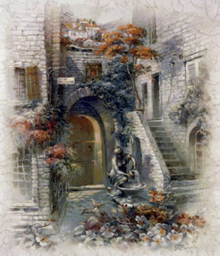 картина - города, улицы, пейзаж - предпросмотр