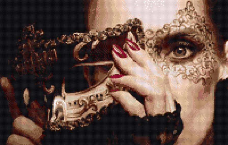 карнавал - венеция, маска, девушка, женщина, карнавал, портрет - предпросмотр