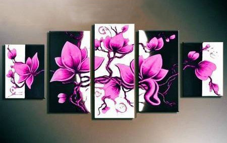 Цветы - сегментированные картины - оригинал