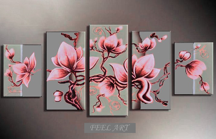 Цветы - сегментированные картины - оригинал