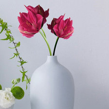 Оригинал схемы вышивки «триптих ваза с цветами - правая часть» (№676043)