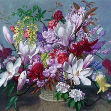 Схема вышивки «букет»