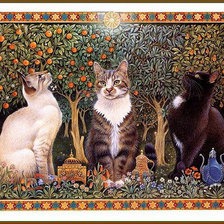 Схема вышивки «сообразим на троих»