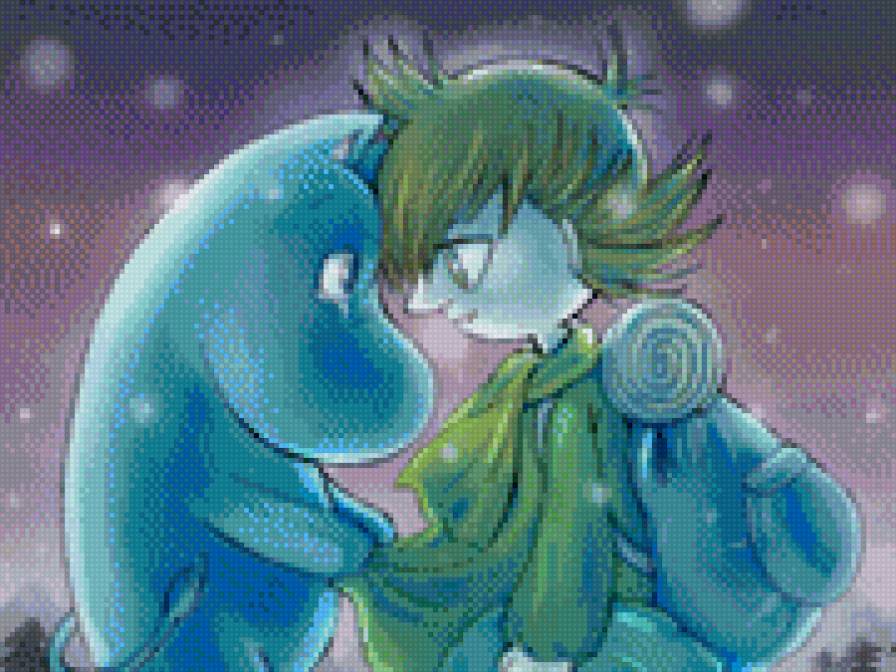 Муми-тролль и Снусмумрик - снусмумрик, сказка, муми-тролль, муми-тролли - предпросмотр