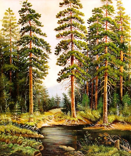 Пейзаж - природа, лес, пейзаж - оригинал