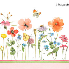 Схема вышивки «маки1111»