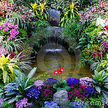 Схема вышивки «Водопадик»