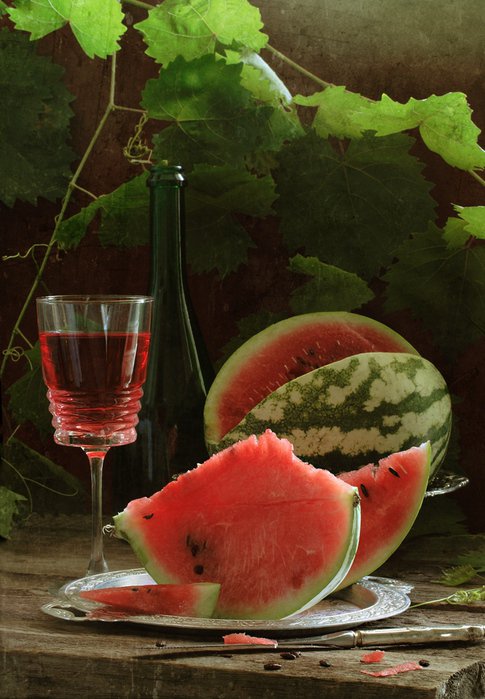 Арбузик - натюрморт - оригинал