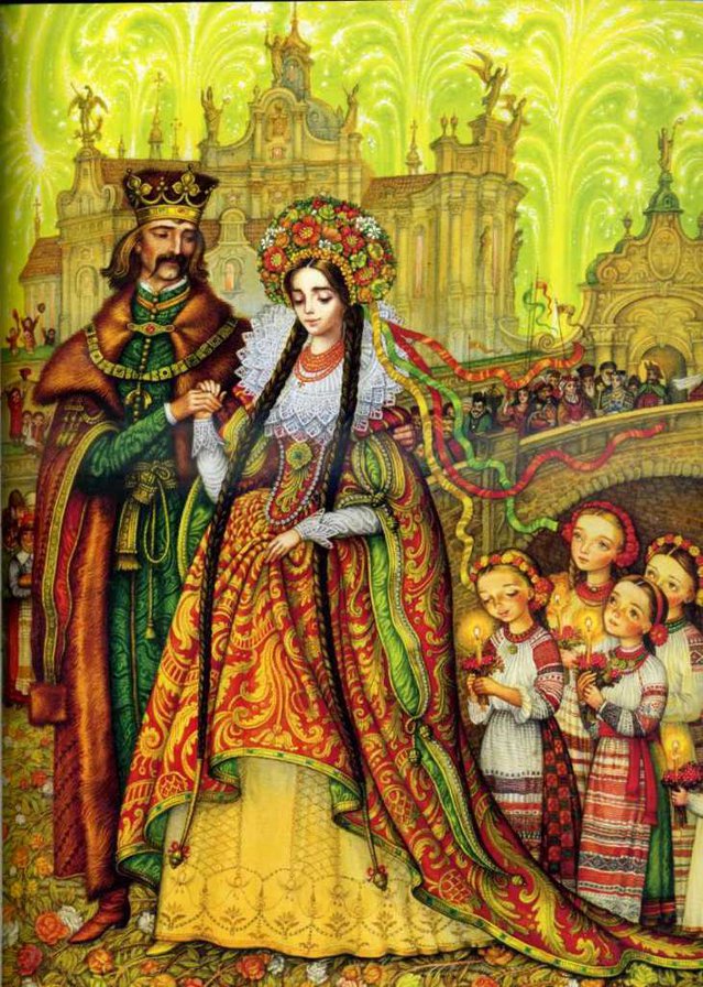 Сказочная свадьба - сказки, девушки - оригинал